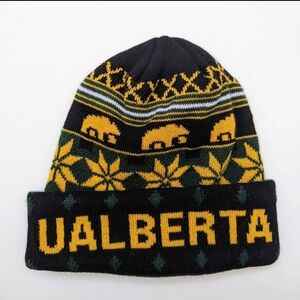 University Alberta beanie hat